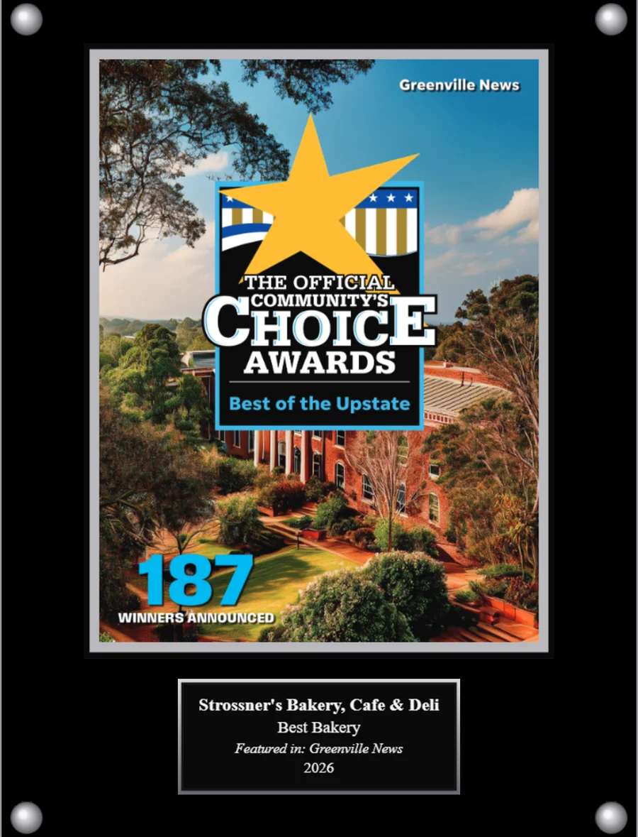 Community’s Choice best-of award plaque in clear acrylic